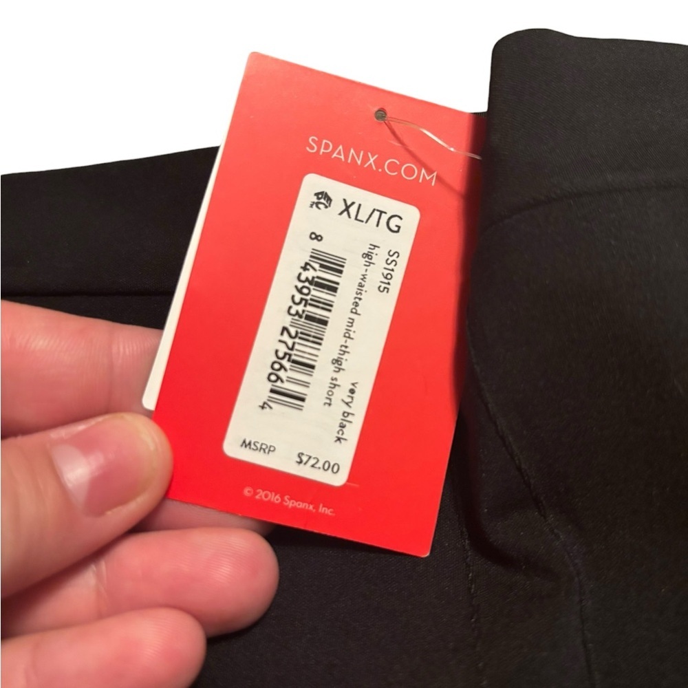 SPANX SPANXsculpt OnCore Mid-Thigh Sculpting Body Shaper Black XL - Picture 3 of 5